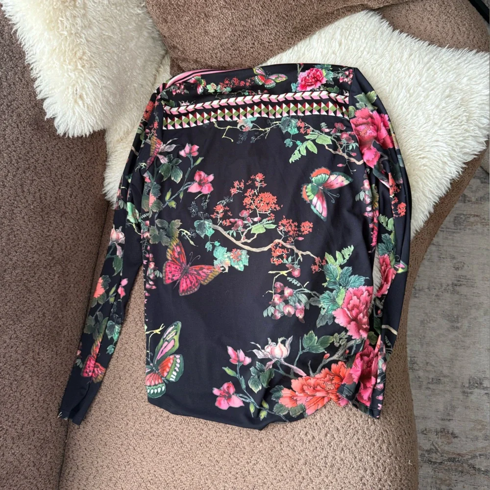 Hale Bob Stretchy Floral Top